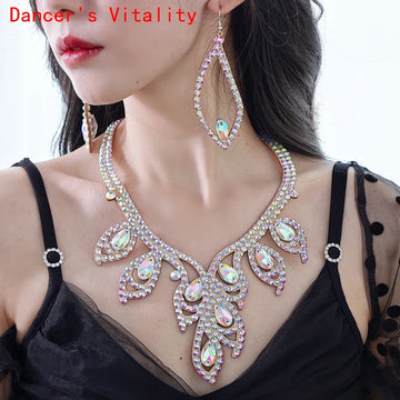 Belly Dance Performance Accessories for Women's Oriental Dance Competition Necklace Dancer Necklaces