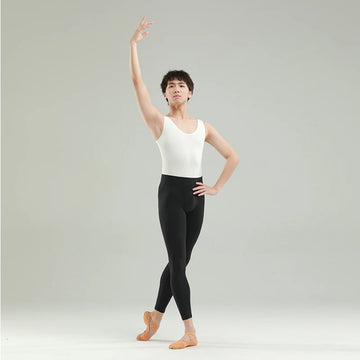 Black Mens Dance Tank Leotard Boys Sleeveless Ballet Leotards Spandex Bodysuits Workout Leotards For Male Dance Polyamide fabric