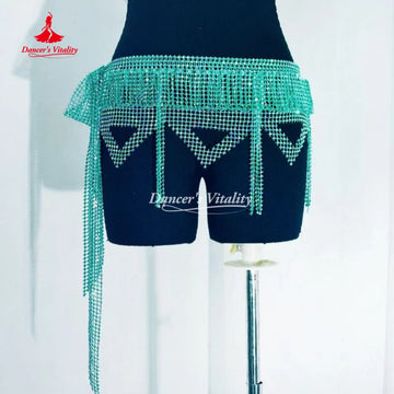BellyDance Belts Women's Belly Dancing Practice Fringe Hip Scarf Adult Oriental Dance Performance Accessories Waist Chain