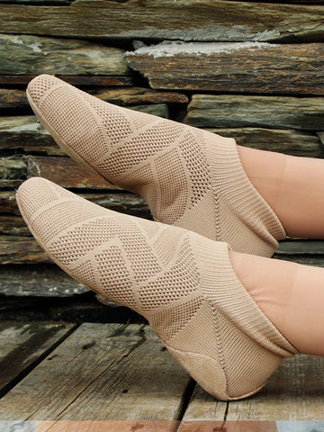 Women's Soft Bottom Ballet Flats Dance Shoes for Adult Indoor Cheerleading Jazz Exercise Latin Practice Summer Class Teacher