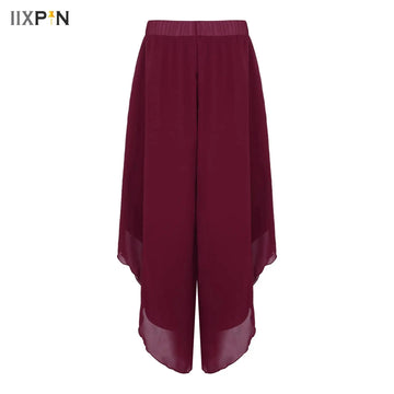Ballet Dance Trousers Loose Straight Leg Wide Pants Women Chinese Classical Modern Ethnic Training Stage Performance Clothes