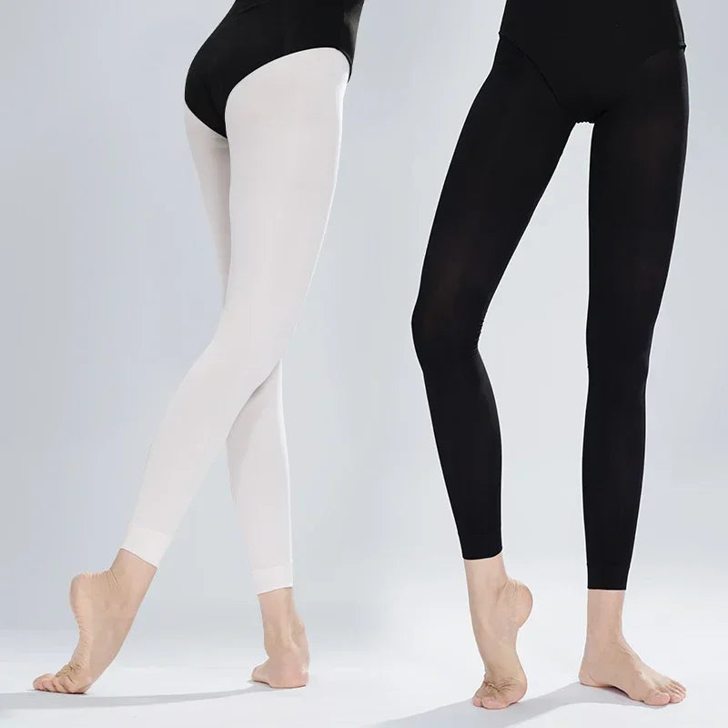 New Women Belly Tights Footless Dance Stockings Girls Pantyhose for Dancing Latin Ballet  Leggings Gymnastic Tights 60D