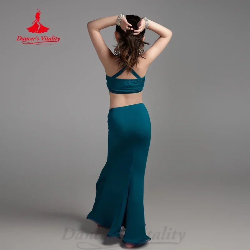 Belly Dancer Costumes Children's Elegant and Comfortable Training Suit Kid Oriental Belly Dancing Professional Practice Clothes