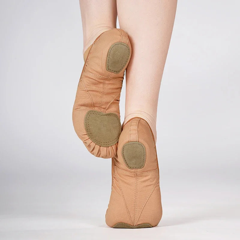 Professional Ballet Shoes Performance for Women Girl Ballet Slippers Elastic Soft Sneakers Ballet Flats Soft Sole Ballet Shoe