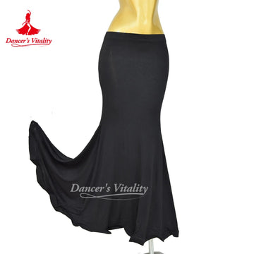 Belly Dance Performance Skirt Women's High end Sexy Fishtail Long Skirt Adult Oriental Dance Black Slimming Practice Skirts