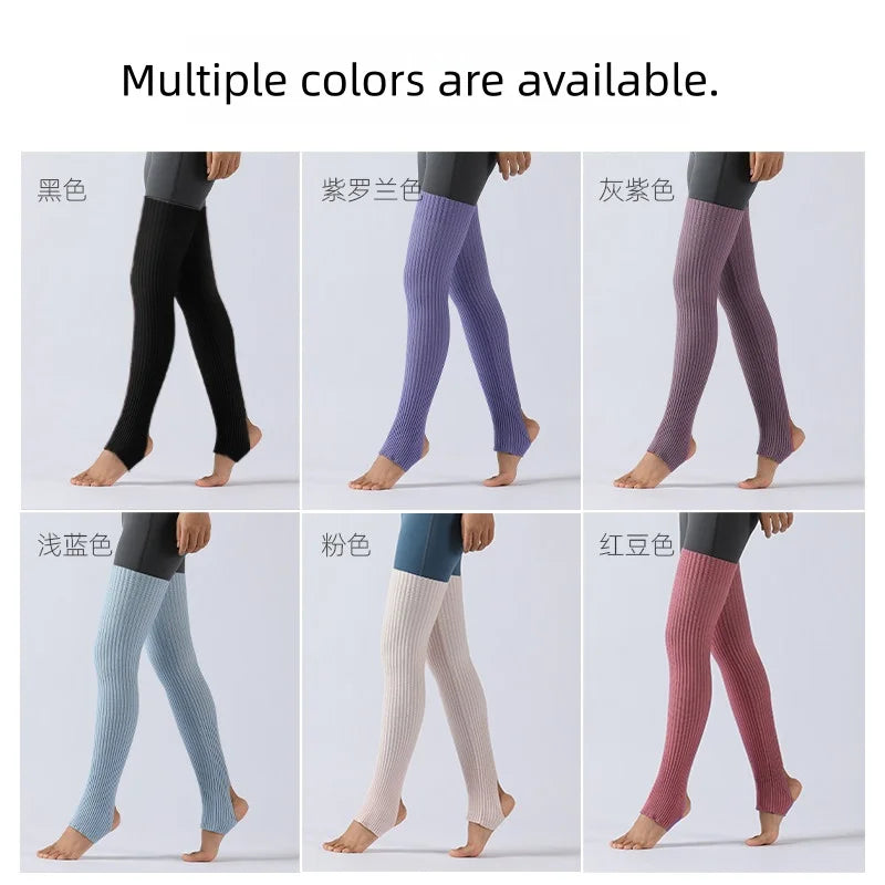 Dance Leg Warmers for Women – Thick Winter Over Knee Ballet Socks, Warm Knit Adult Practice Leg Warmers