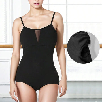 Women's Classic Camisole Ballet Dance Leotard for Adult Gymnastic Dance Tank Tops with Soft Front Lining Ballet Clothes