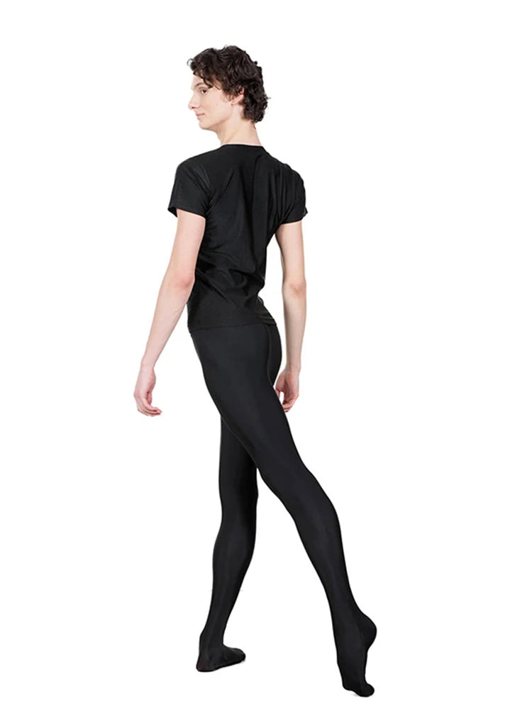 Adult Men's Ballet SwanLake Dance Pantyhose White Black Leggings Stockings Tights Ballet dance pantyhose Lycra Elastic Waistband