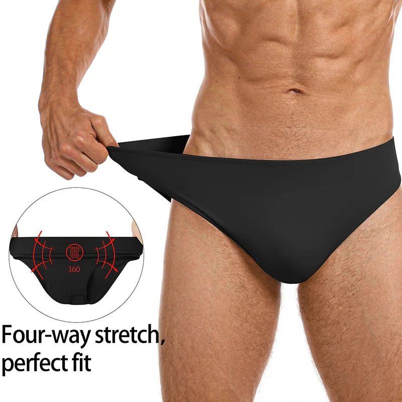 Men's Full-seat Seat Dance Belts for men Team Basic Ballet Gymnastics with Wide Elastic Waistband and Lining Dance Briefs
