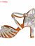 Latin Dance Shoes Female Adult Soft Sole with National Standard Professional Dance Shoes Diamond-studded Latin Shoes