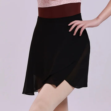 Adult Chiffon Ballet Dance Lace-up Skirt Women Girls Gymnastics Wrap Skirt Training Ballet Skirts Ballet Core Dancing Faldas