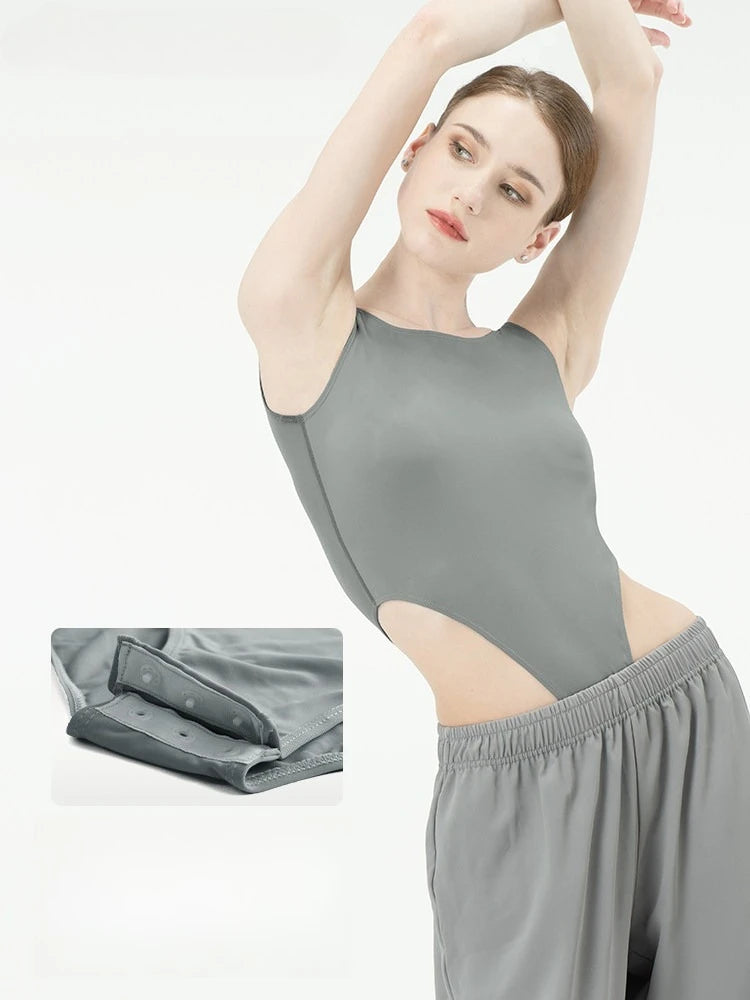 Ballet Leotard Women Sleeveless High Cut Waist High Stretch Dance Bodysuit Adult Yoga Instructor Shapewear for Gymnastics
