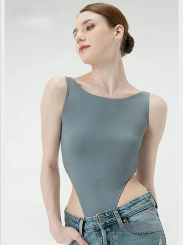 Ballet Leotard Women Sleeveless High Cut Waist High Stretch Dance Bodysuit Adult Yoga Instructor Shapewear for Gymnastics