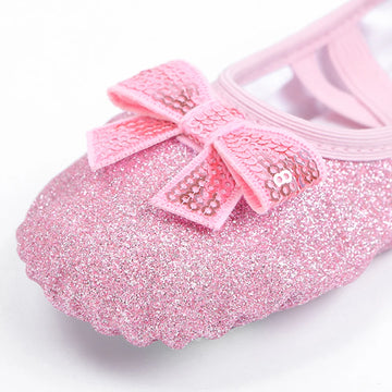 Girls Ballet Leather Shoes Yoga Slippers for Dancing Practice Split-Sole No-Tie(Toddler/Little Kid/Big Kid)