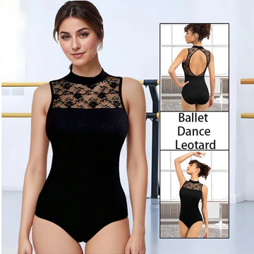 Women's Polyester Sleeveless Ballet Dance Leotard for adult and girl Gymnastics Dance Tank Tops with Soft Lining Dancewear