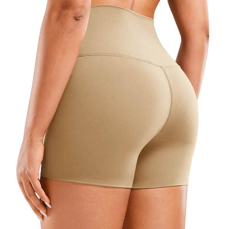 2024 Newest Yoga Shorts For Women High Waisted and Hip Lifting Shark Pants With Elastic Wide Waistband Base Workout Shorts
