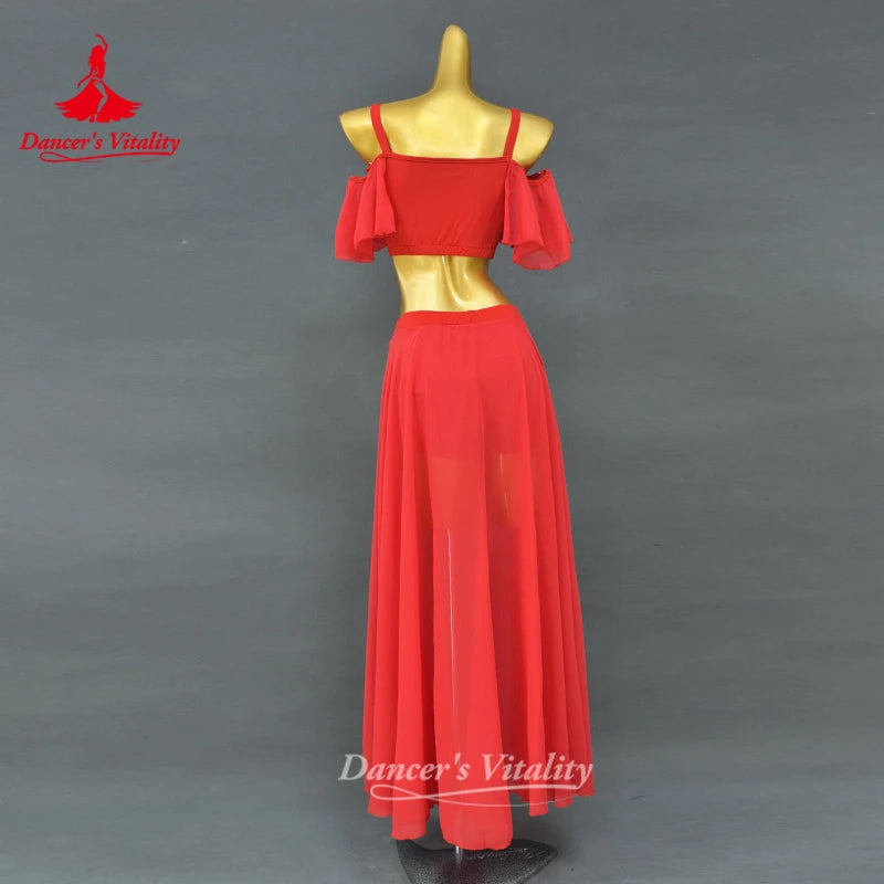 Belly Dance Practice Clothes for Women Advanced Elegant Performance Costumes for Adults Oriental Dance Clothing