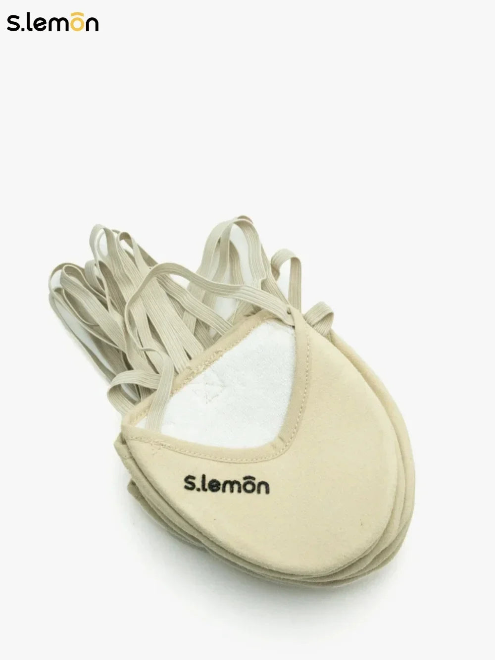 S.lemon Artistic Gymnastics Half Sole Pointe Shoes - Adult Women Kids Girls Cow Suede Cotton Terry Insole Dance Toe Shoes
