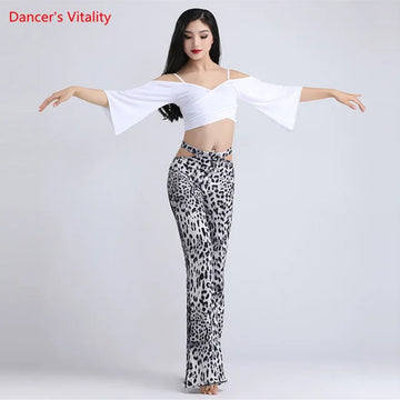 Belly Dance New Female Elegant Top Practice Clothes Suit Summer  Oriental Dancewear Sexy Profession Performance Pants Clothing