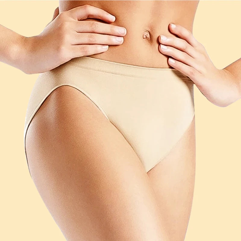 Dance Women's Nude Seamless Ballet Briefs Beige Gymnastics Underpants Dancer Bottoms Ballerina Underwear
