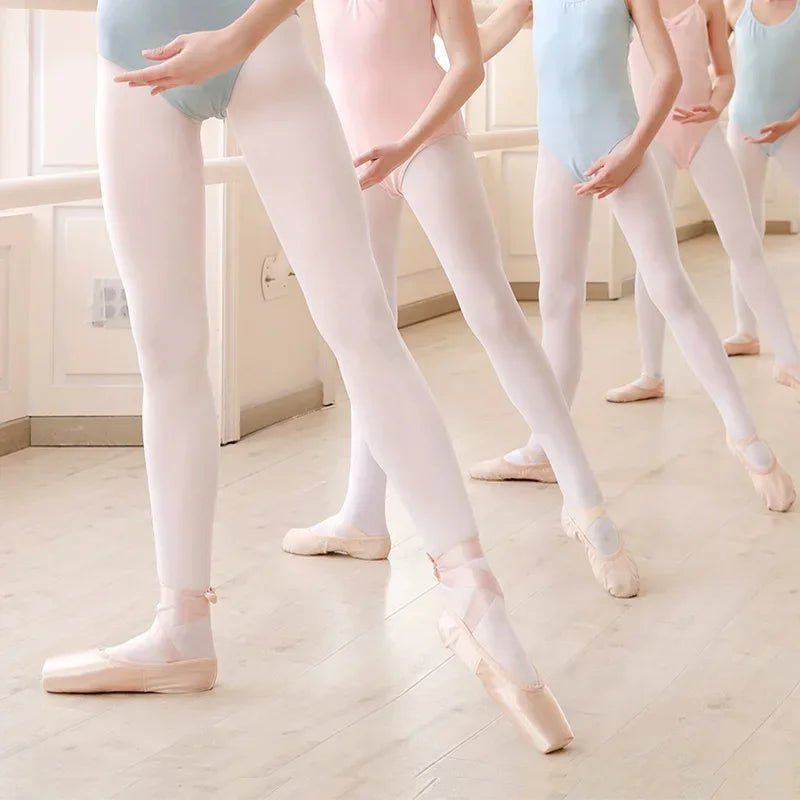 Girls Ballet Tights Dance Pantyhose Gymnastics Dance Stockings Microfiber Seamless Women Professional Dance Tights 80D 90D