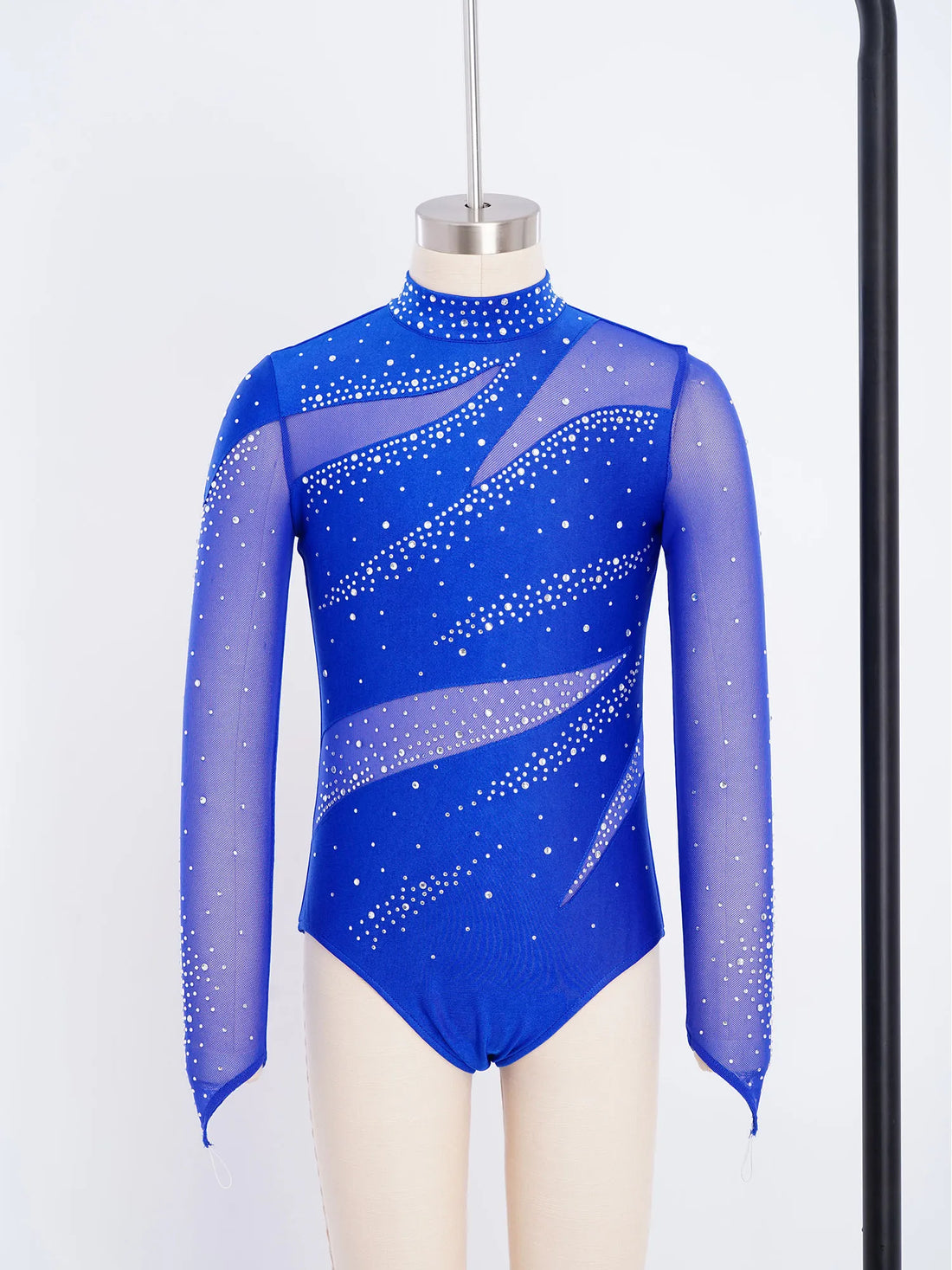 Kids Girls Ballet Jersey Dance Bodysuit Gymnastics Leotard Yoga Acrobatics Jumpsuit Long Sleeve Figure Skating Practice Costume