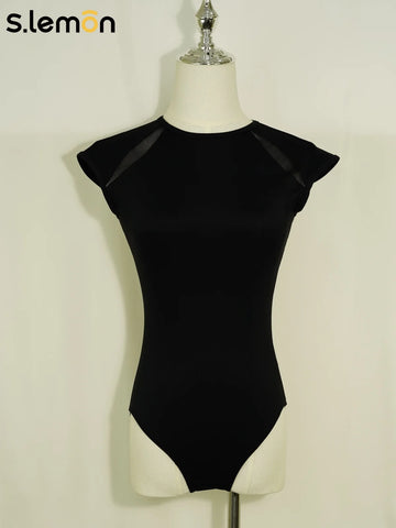Ballet Leotard Girls Cutout Shoulder for Women Sleeveless Nylon Spandex Dancewear for Gymnastics Chinese Dance