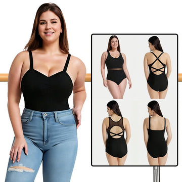 Women's Sleeveless Camisole Ballet Dance Leotard for Adult Dance Gymnastics Tank Tops with Soft Lining Bodysuit Ballet Clothes
