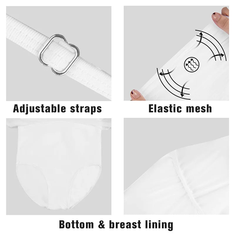 Women Lyrical Modern Spaghetti Strap Dress Ballet Dance Leotard for Adult Lyrical Dance Skirts with Soft Front Lining Dancewear