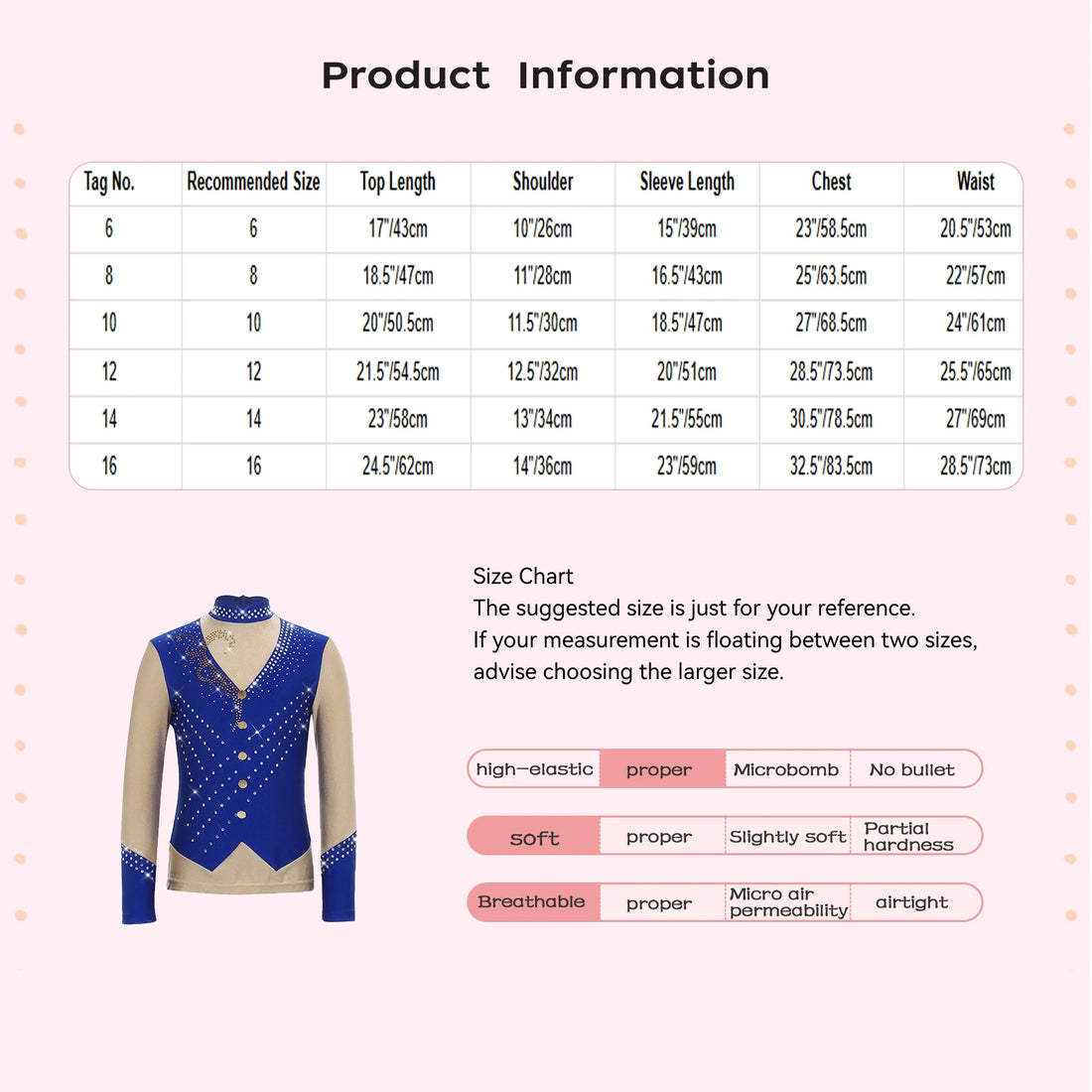Kids Girls Long Sleeve Contrast Color Top Sparkly Rhinestones T-shirts for Figure Ice Skating Artistic Gymnastics Dance Workout