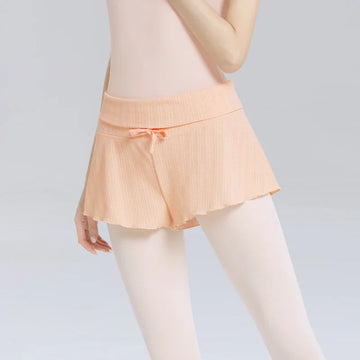 Ballet Dance Shorts For Women Girls High-waiste Ribbed Lace-up Shorts Skate Trousers Ballet Yoga Short Pants New Swimwear Shorts
