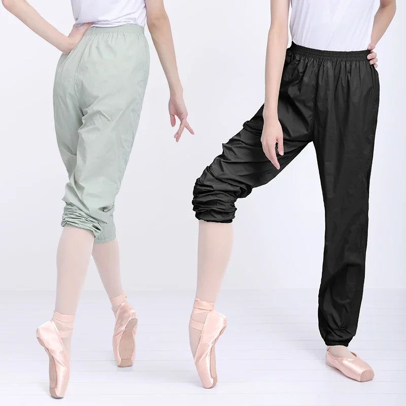 Women Ballet Dance Pants Elastic Waist Baggy Sport Pants Girls Adult Cycling Jogging Trousers Hip Hop Tracksuit Pants