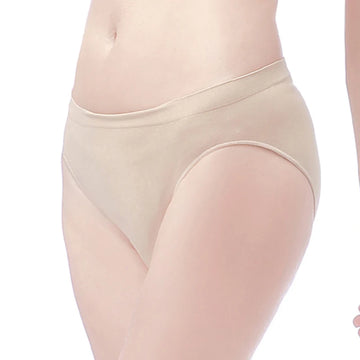 Dance Women's Nude Seamless Ballet Briefs Beige Gymnastics Underpants Dancer Bottoms Ballerina Underwear