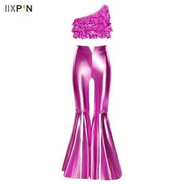 Kids Shiny Sequins Ballet Dance Unitard Dress Girls Modern Jazz Latin Samba Rumba Chacha Dance Competition Performance Costume