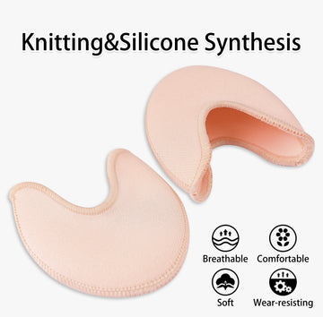 Ballet Dance Toe Pads for Women Girls Pointe Shoes Toe Cap Covers High Heel Toe Wrapped Protector