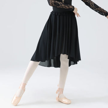 Adult Nylon Elastic Mesh Gauze Skirt for Women Ballet Dance Practice Classical Dance Yoga Performance Teacher Skirt