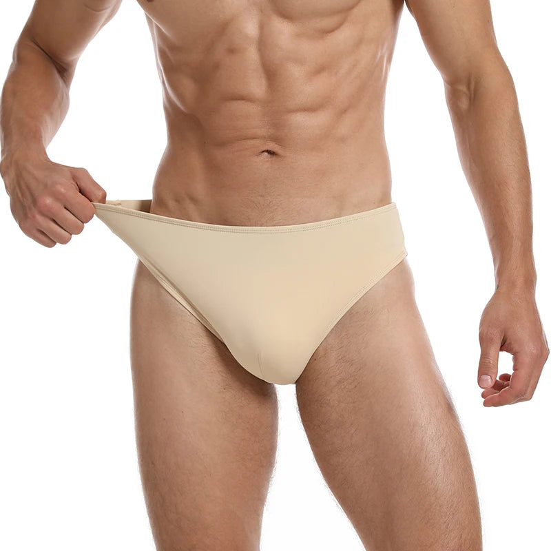 Men's Dance Belt Full-seat Ballet Brief Elastic Waistband Bulge Hiding Ballet Underwear Men Gymnastics Dance Brief