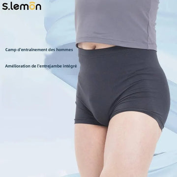 S.lemon Men Dance Shorts, Adult Stretch Fitted Bike Tight for Gymnastics Ballet Dance Costume Dancewear
