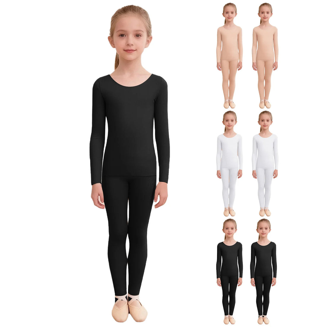 Thermal Underwear Kids Tracksuit Girls Set Winter Warm Thicken Girls Sport Suit Tracksuit Tops Pants Practice Clothing Sets