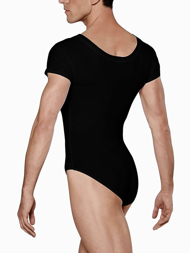 White Sleeveless U-Neck Ballet Leotard Nylon Backless Spandex Dancewear Gymnastics Yoga Dance Bodysuit Costume Jumpsuit