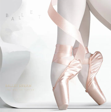 Ballet Dance Shoes Child and Adult Ballet Pointe Shoes Professional with Ribbons Shoes Woman Zapatos Mujer Sneakers Women Girls
