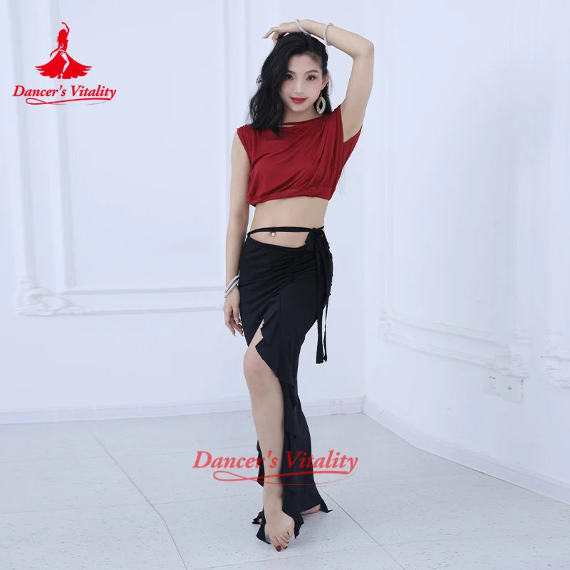 BellyDance Costumes for Women Comfortable and Breathable Practice Clothes Adult Oriental Dancing Clothing Dancer's Vitality