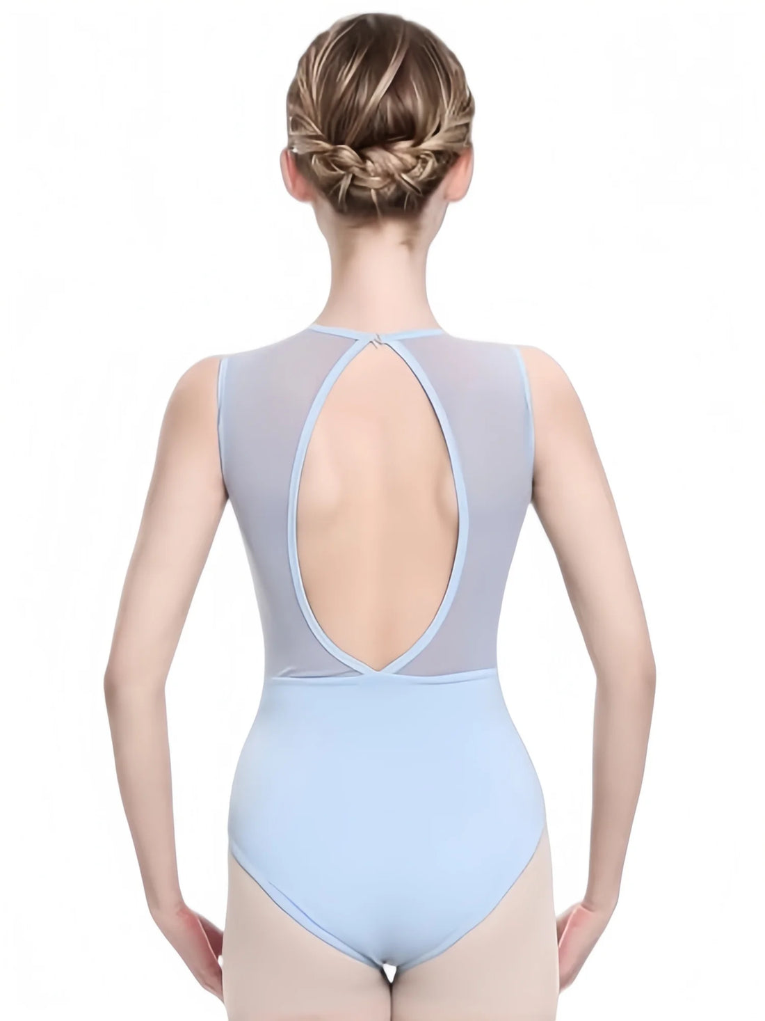 Ballet Leotards For Women Lace Adult Dance Gymnastics Leotard  Adult Sleeveless High Neck Mesh Dance Leotard