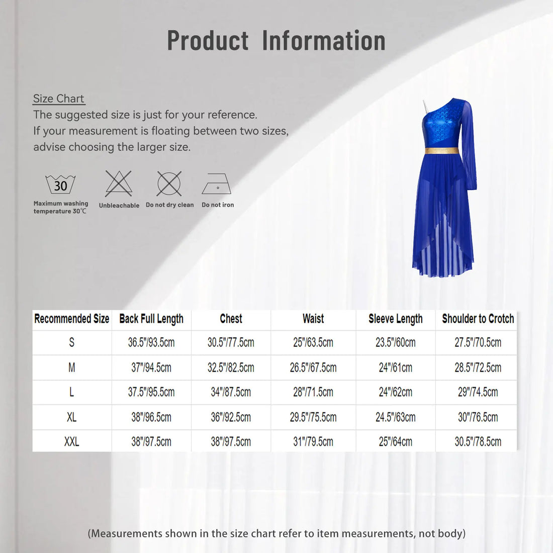 Women Modern Dance Dress Liturgical Worship Praise Dance Dress Glittery Bodice Gradient Mesh Irregular Hem Ballet Lyrical Dress